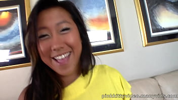 Preview 1 of Big Bob Press - Asian Teen Cumslut Gets Drilled And Filled With Jizz