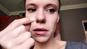 Preview 3 of Sunny Leon 2019 - Picking my fat nose and blowing out my snot | Close up nose fetish