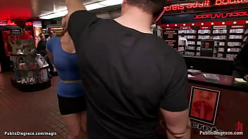 Preview 1 of Call Girl Forced Sex - MILF bound and ass fucked in public