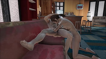 Preview 3 of Azealia Banks6 - Fallout 4 She sucks with a vibrator in her ass