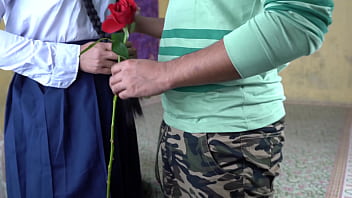 Preview 1 of Scool Boy Xxx - Rose day special girl fuck