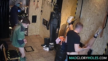 Preview 3 of Woodman Small - Big Tits MILF GangBanged and Eating Cum