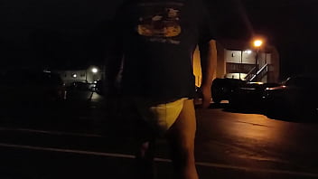 Preview 1 of Brazzar Wali - Outside in a very thick diaper