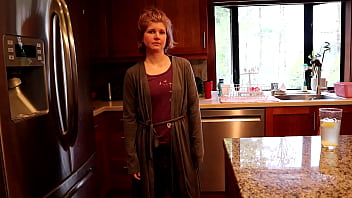 Preview 2 of Nadine Offerte Au Vieux Pervers - MILF Housewife Ginger Teachers Her Step Son About Sex