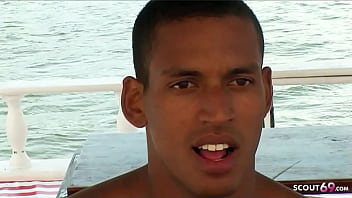 Preview 1 of Spong Bath - FIT BROWN BRAZIL TEEN JESSICA DEEP ANAL SEX ON BOAT TRIP