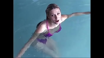 Preview 1 of Fucking Housekeeping Girl - A young blonde with a tattoo substitutes her pussy under the hot tongue of a stud and sucks a cock before hard sex near the pool