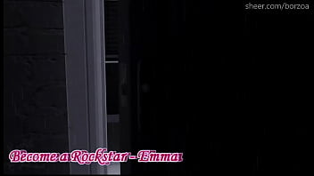 Preview 1 of Audi Arbia - Why hot blondes cheerleaders don&#039_t have to pay for pizza - (Become a Rockstar - Emma 1)