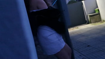 Preview 3 of Pun Hup - HIDDEN SPYING my SLUT NEIGHBOR TOUCHING HERSELF on PUBLIC