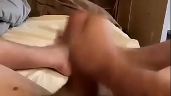 Preview 1 of Dare Dorm Stripping For Friends - Solo male jerks off till cumshot