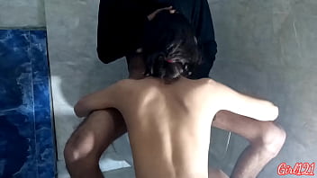 Preview 1 of Cwek Cantik Sek Indo - Newly married bhabhi bathroom sex with devar