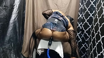 Preview 2 of 70 Cm Anal Dildo - My first machine fucking!