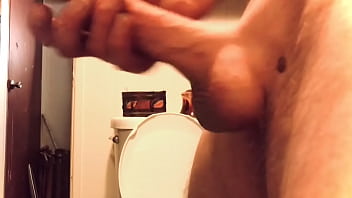 Preview 4 of 2gilf Bbc - Me and my cock in the bathroom