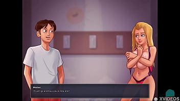 Preview 2 of Mia Khakis - SUMMERTIME SAGA #90 &bull_ Massaging those giant tits is pure pleasure