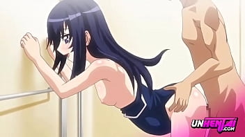 Preview 4 of Extra Marital Affair - 18yo Teen Gets Vaginal Inflation By Cum - Hentai