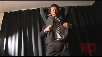 Preview 1 of Old Mom Hd Black Ma - (1/2) A well-trained body peeking out of a suit...