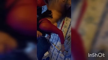 Preview 3 of Black Girl Blue Film Sex - T&iacute_o trae a sobrino para garchar y nos graba