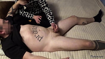 Preview 1 of Romantic Boobs Pressing - Real Amateur Handjob
