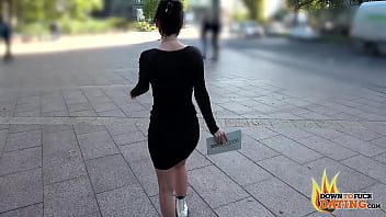 Preview 2 of Orgasm Moan Amateury - PublicSexDate - Petite Goth Teen Lou Nesbit Dicked Down by Blind Date