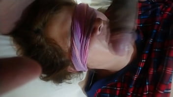 Preview 3 of Older Sister Younger Brother Sex - The maid&#039_s son puts his huge cock in my wife&#039_s mouth while she rests,  sucks and cums