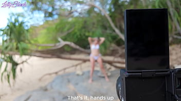 Preview 1 of Adicted Bbc - MILF cheated on her husband with a photographer - Risky sex on the beach