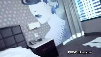 Preview 4 of Mfm Brother Sister - Short blonde pulls up skirt for POV quickie
