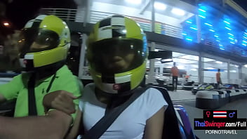 Preview 2 of Fairy Heavily - Big ass Asian GF made a homemade porn video after go karting with the BF