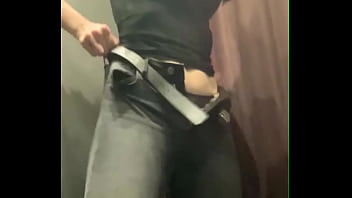 Preview 4 of Cock Ninja Full Version Winky - Hot MILF masturbates in the fitting room of the store