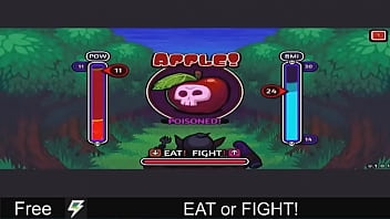 Preview 4 of Sunny Xxx 1min - EAT or FIGHT!