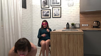 Preview 3 of Mss Monroe - A MILF in a green tight Helenperfect dress decided to star in a porn arthouse and get fucked on a chair. She drinks champagne,  spreads her legs,  shows her pussy and screams loudly. She straddled a chair and climbed onto the big cock. Come in and enjoy.