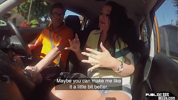 Preview 1 of Pyure Desi - Chubby eurobabe sucks off driving tutor before car sex