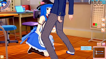Preview 2 of Bus Encoxada - 【エロゲーコイカツ！】東方 比那名居天子におっぱい揉みまくりH！3DCG巨乳アニメ動画(東方プロジェクト)【ヘンタイゲーム とうほう ひなないてんし】