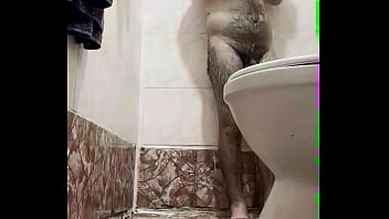 Preview 2 of Salford Hostel Fucking - Bear in the shower