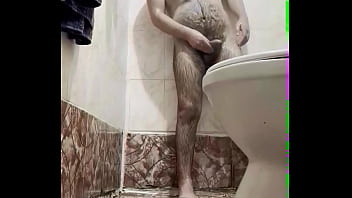 Preview 3 of Salford Hostel Fucking - Bear in the shower