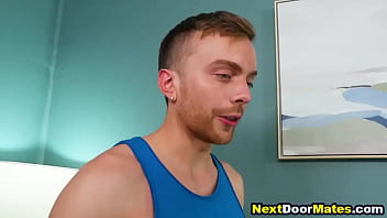 Preview 2 of Japanese Bondage Orgasm - Gay guy gives massage on job interview
