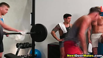 Preview 1 of Japanese Bondage Orgasm - Gay guy gives massage on job interview