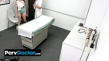 Preview 1 of Big Boobs Milf Sleep - PervDoctor - Sporty Fit Girl Go To Her Doctors Appointment And Received Some Kinky Treatment