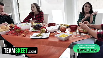 Preview 1 of Gift In - TeamSkeet Selects - Compilation Of Beautiful Babes Getting Their Pussies Stuffed On Thanksgiving Edition