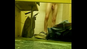 Preview 4 of Hausa Sex Blue Film - Guy with massive dick spied showering