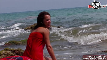 Preview 1 of Keez Movies Com - Fran&ccedil_ais double anal essayer teen trio mmf plage en plein air