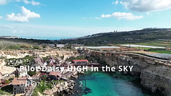 Preview 4 of Rape Teen Casting Ass Anal - Drone Vlog 2 - Pilot Daisy HIGH in the SKY