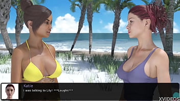 Preview 2 of Chains Mom - WHERE THE HEART IS #184 &bull_ Perky tits and soft nipples at the beach