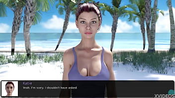 Preview 1 of Chains Mom - WHERE THE HEART IS #184 &bull_ Perky tits and soft nipples at the beach