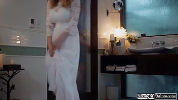 Preview 1 of Very Small Pussi - Bride gets fucked by husbands stepsister