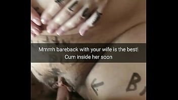Preview 1 of Kayley Kouko - POV: Your big boobed fertile wife after all night creampie gangbang get pregnant for sure! - Cuckold Captions Roleplay - Milky Mari