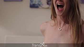 Preview 3 of The Hold - Her shemale friend cums in her tight pussy