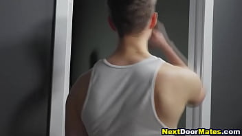 Preview 1 of Xxx Telugu Lady - Straight guy fucked by his gay roommate