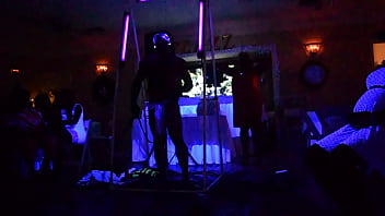 Preview 2 of Hindi Indian Girl Seax - Male Stripper Glows in The Dark for Milfs
