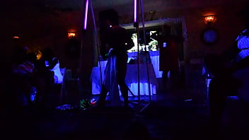 Preview 3 of Hindi Indian Girl Seax - Male Stripper Glows in The Dark for Milfs