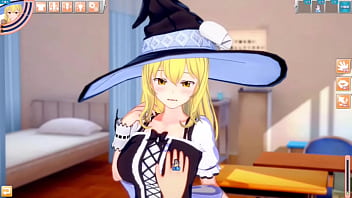 Preview 1 of Xxx Grany Piss - 【エロゲーコイカツ！】東方 霧雨魔理沙におっぱい揉みまくりH！3DCG巨乳アニメ動画(東方プロジェクト)【ヘンタイゲーム】