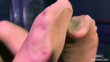 Preview 3 of Japanese Summer Mom - Beautiful Mistress feet and ass in flesh-colored pantyhose teasing you